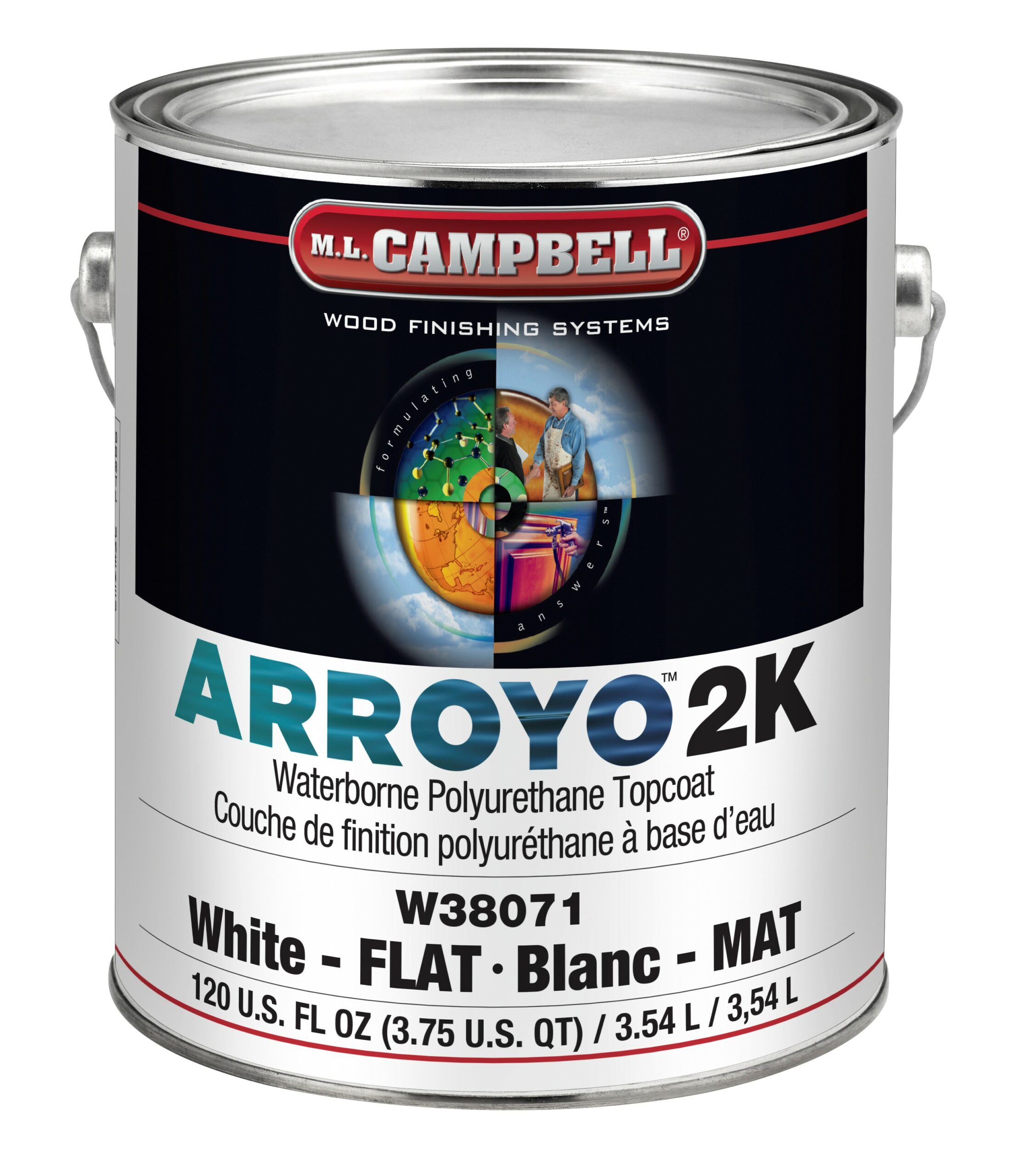 ARROYO™ 2K Waterborne Pigmented Topcoat White